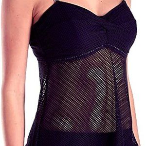 Sunsets Gridlock Tankini 40D Black